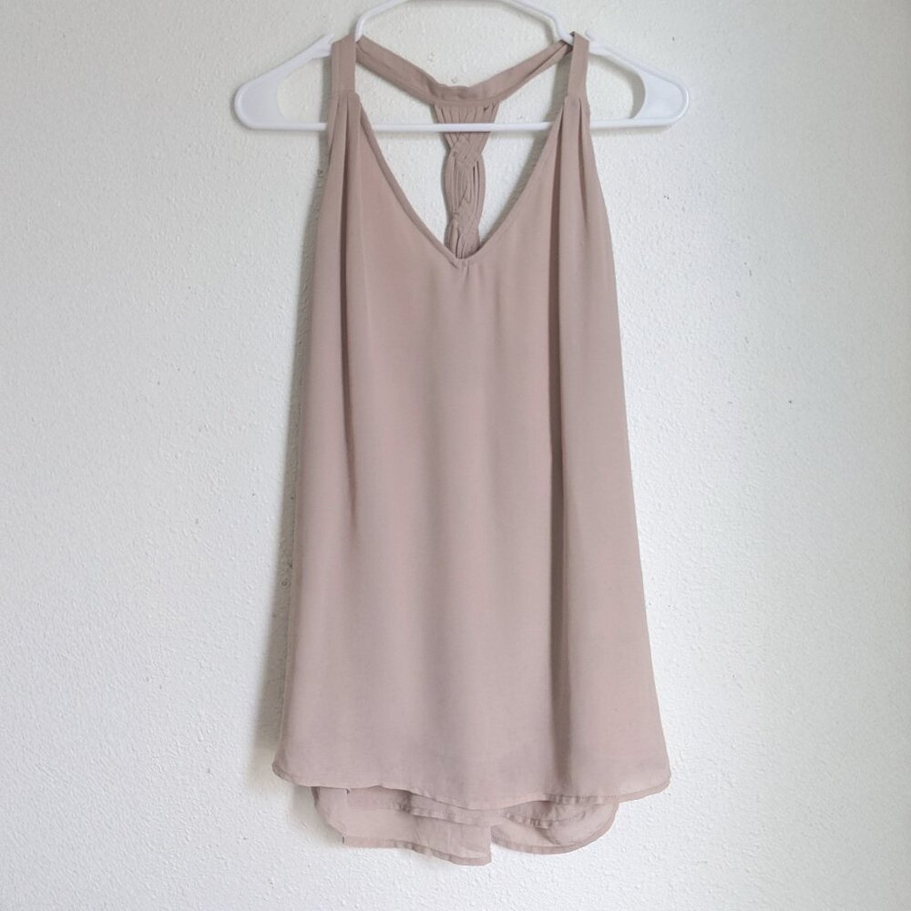 Hanover Braided Racerback Tank Top Naked Zebra M
